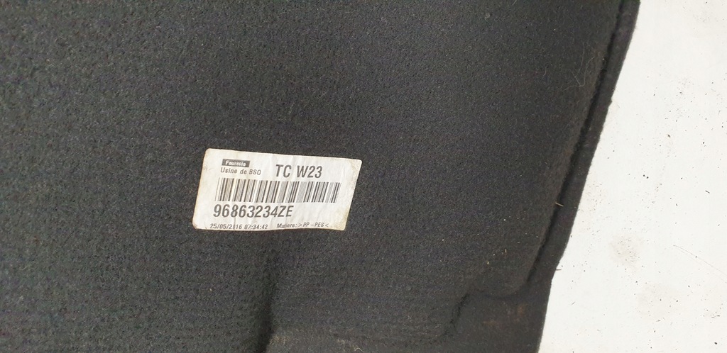 фото №7, Peugeot 508 i 10-18 обшивка багажника підлога килимок sedan 96863234ze