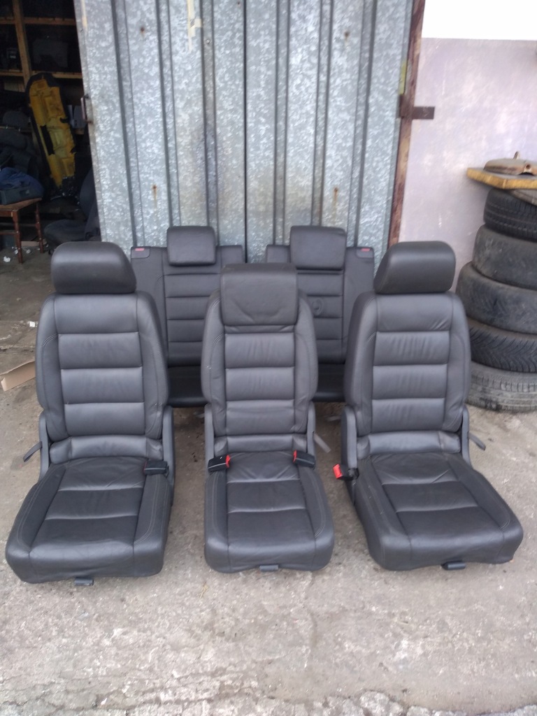 фото №1, Volkswagen touran i lift сиденья задняя 2/3 ряд кожа