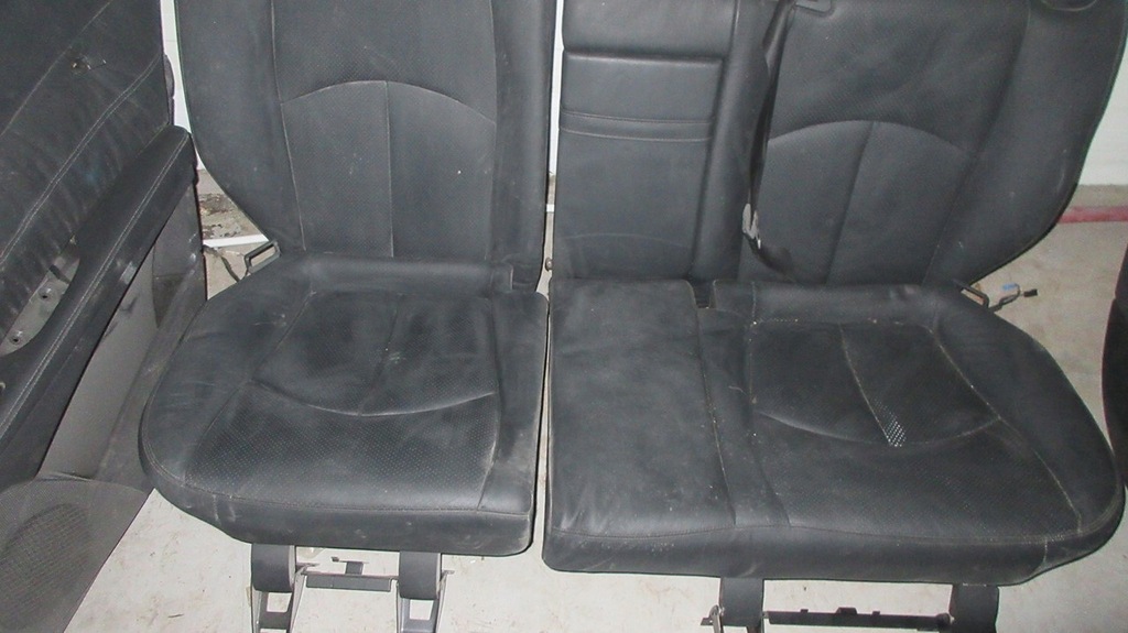 фото №12, Mercedes w211 сидіння сидіння оббивка шкіра czarna kombi