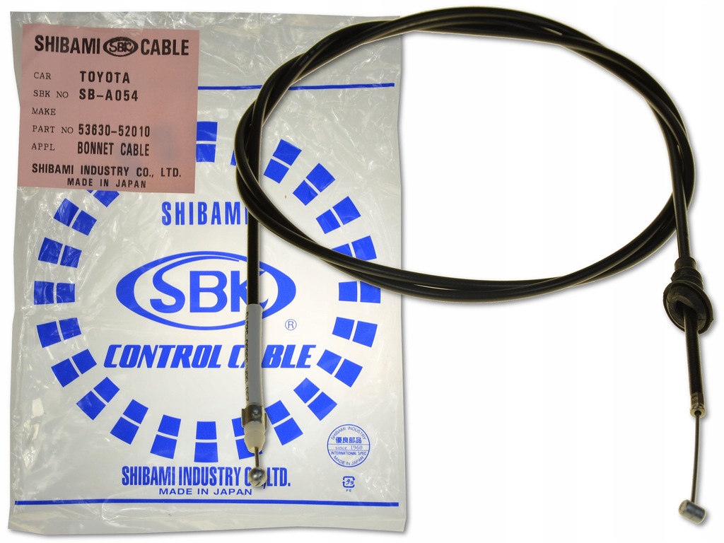 фото №1, Toyota yaris i 99-05 трос капот sbk japan