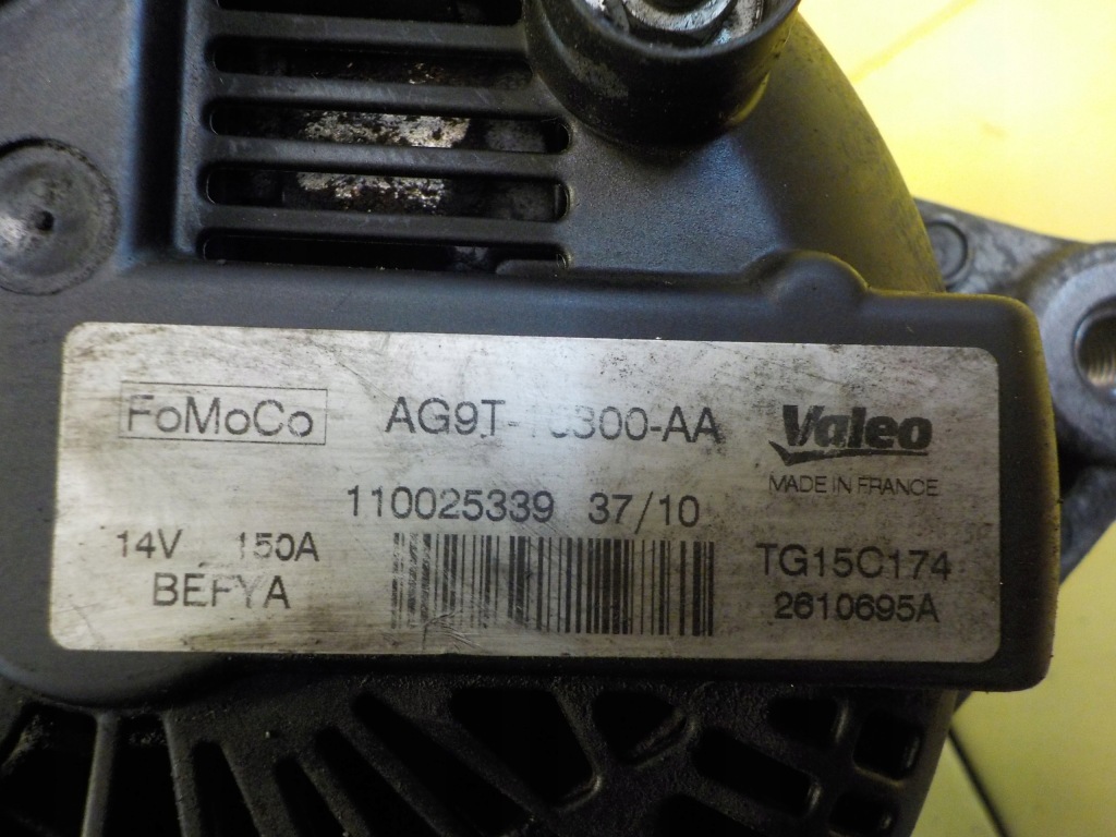 Galaxy mk3 s-max mondeo 2.0 tdci 12r 140km ufwa генератор ag9t-10300-aa в Украине