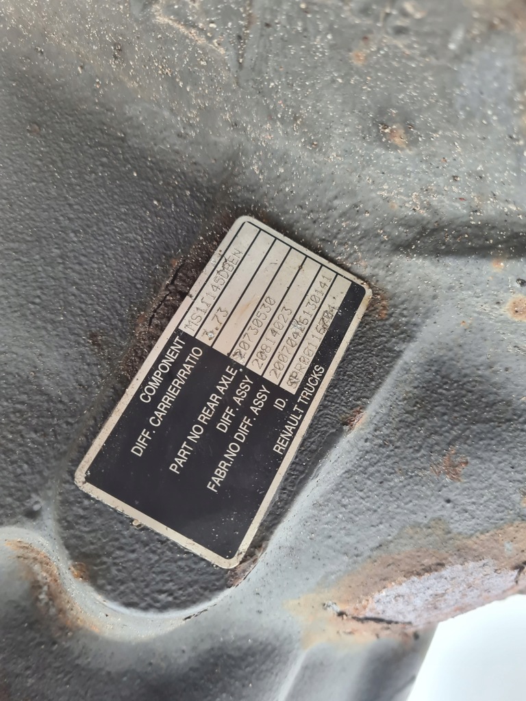 фото №5, Вкладиш міст диференціал головка renault midlum dxi volvo fl ms11145 3.73 19.5