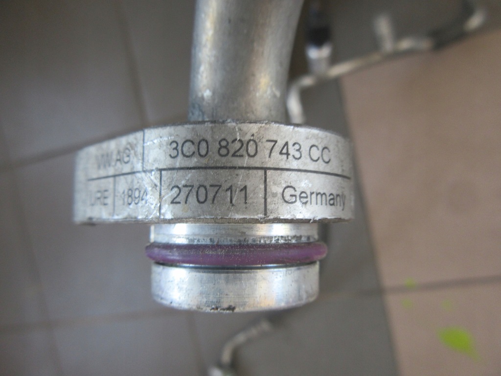 фото №5, Шланг кондиционера трубка vw passat b7 cc 1.6 tdi