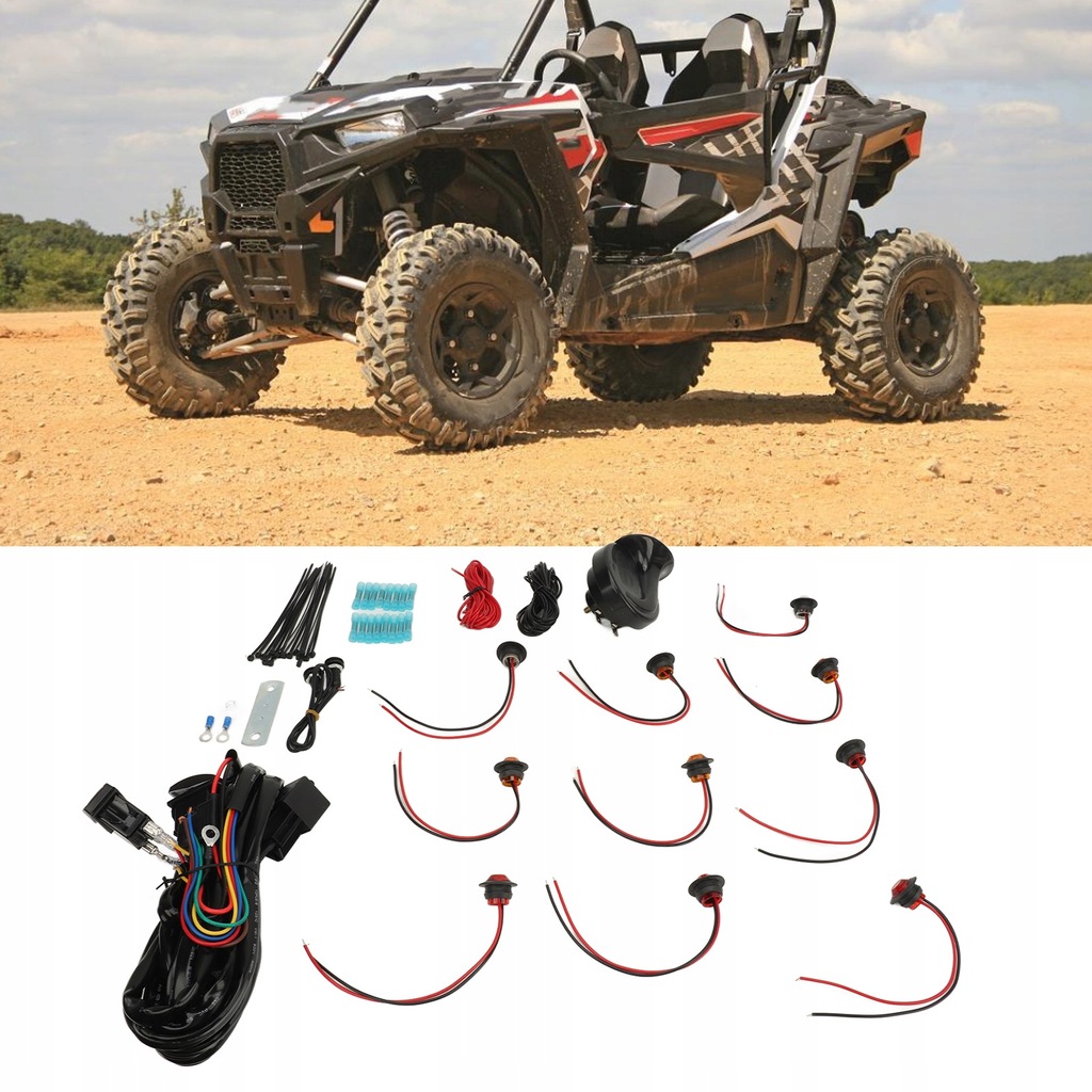 фото №15, Набір сигнал поворотник dc12v універсальний набір перемикачів