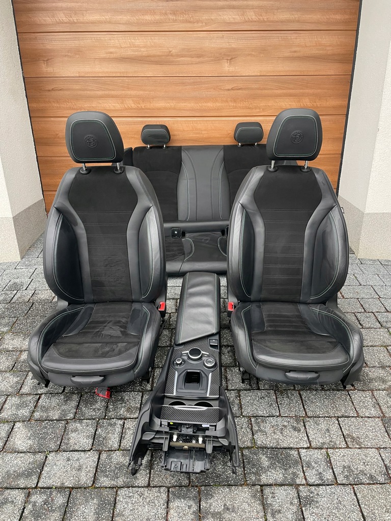 фото №1, Сидіння заднє сидіння обшивки alfa romeo giulia qv