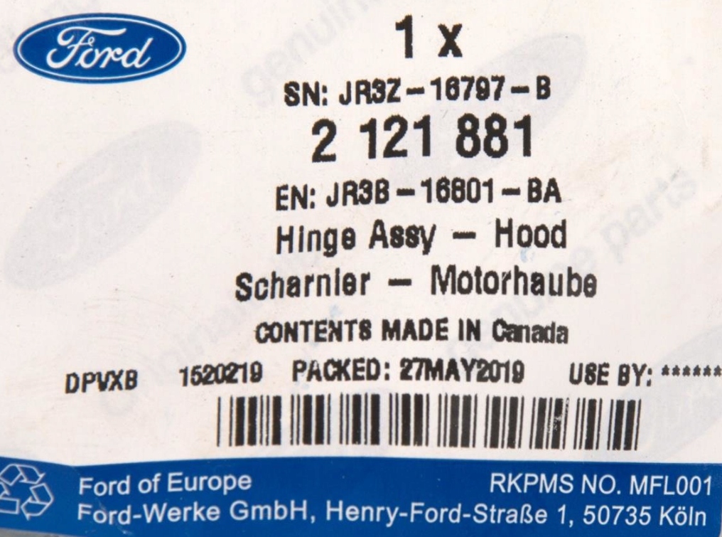 фото №9, Петля капот лівий ford mustang mk6 2017-