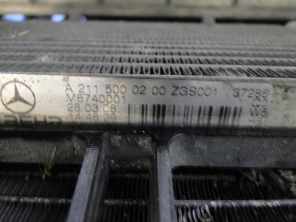 фото №3, Mercedes clk 209 радіатор оливи