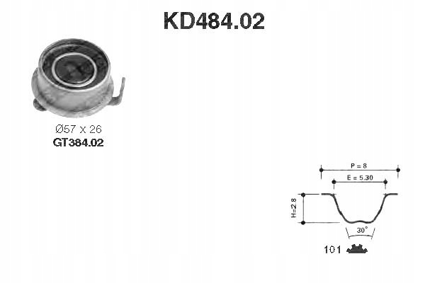фото №2, Набор ремень распределительного вала hyundai atos getz i10 kia pi
