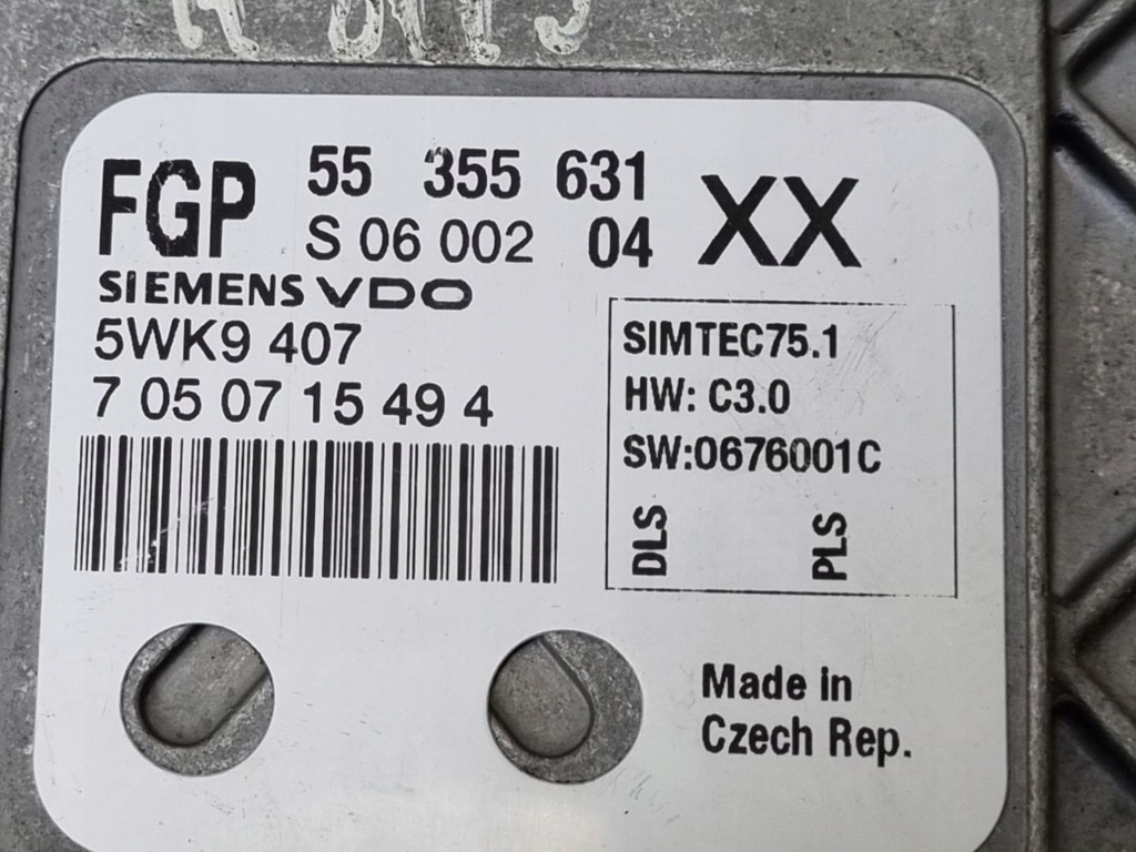 фото №9, Набір стартовий opel vectra c facelift 2007 55355631