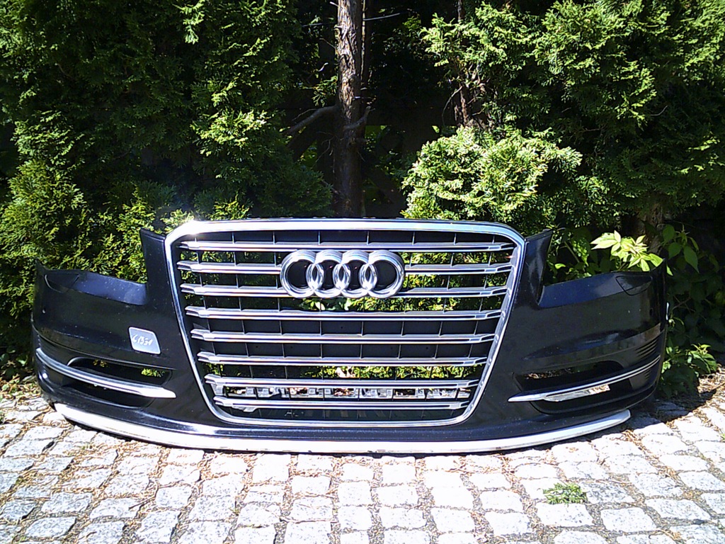 фото №1, Audi s8 d4 a8 4h0 перед 2012 бампер передний przedlift решётка радиатора