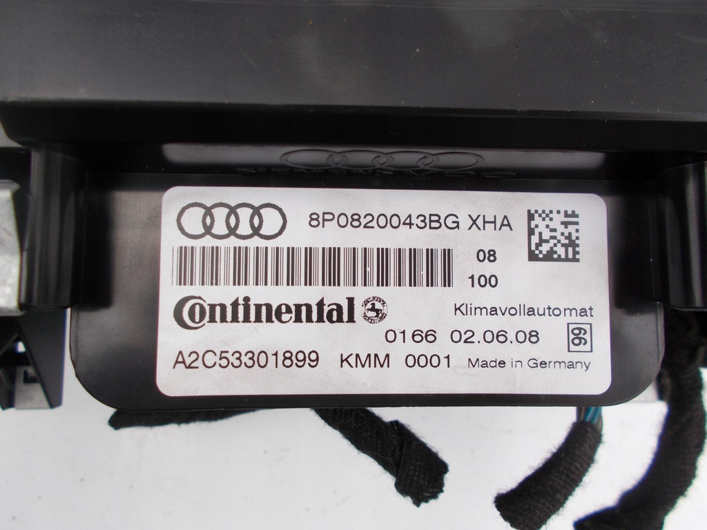 фото №6, Панель кондиционера audia3 8p lift 8p0820043bg