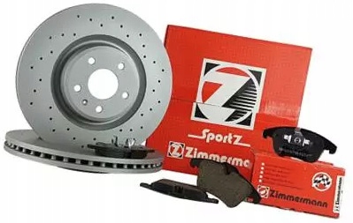 фото №1, Zimmermann тормозные диски+ тормозные колодки p hyundai veloster 280mm
