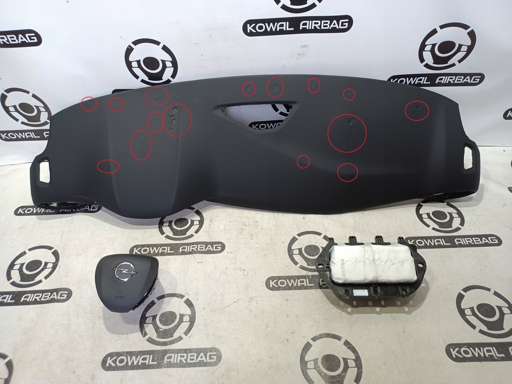 фото №1, Opel crossland приборная панель консоль - накладка подушка безопасности подушки безопасности ремни оригинал