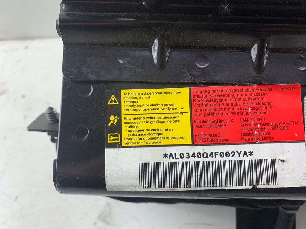 фото №4, Cadillac srx 07r подушка пассажира