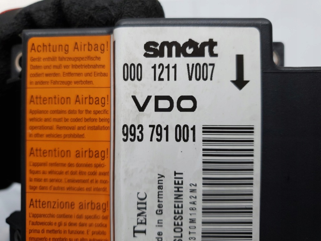 Модуль подушок air bag smart city fortw Оригінал