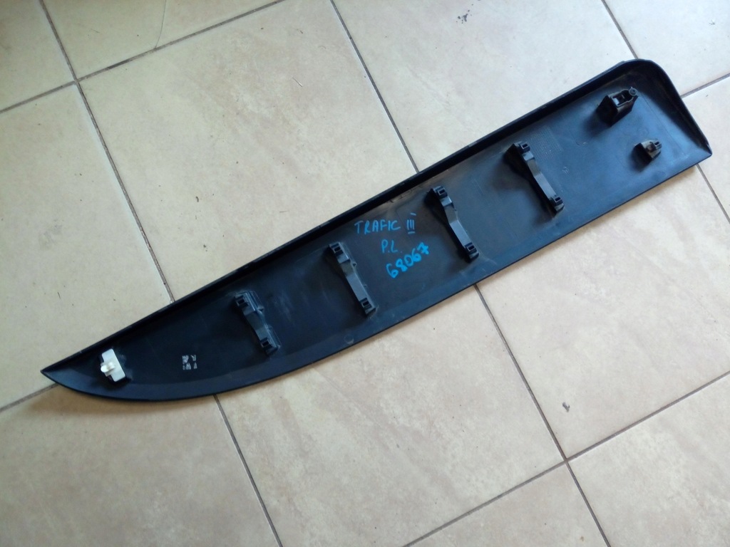 фото №9, Молдинг двері renault trafic iii vivaro b перед лівий 93867925 oryg.