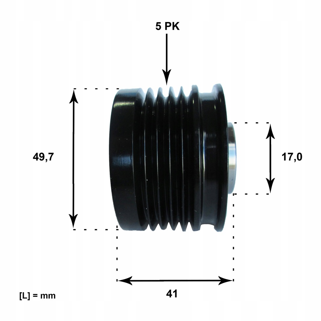 фото №2, Зчеплення колесо генератора smart forfour 1.5cdi