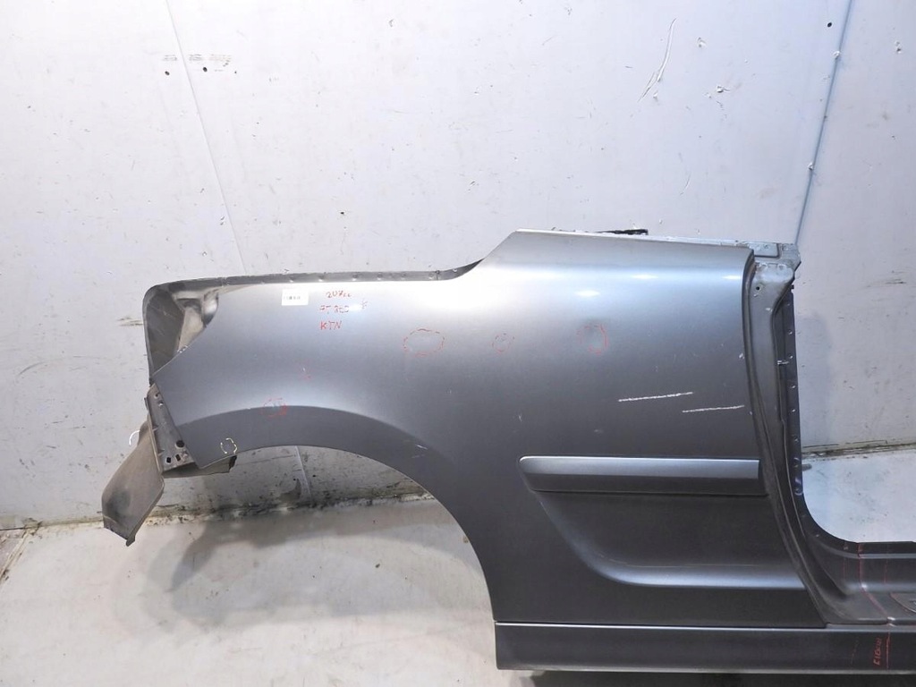 фото №12, Чверть крила правий задня ktn peugeot 207 cc