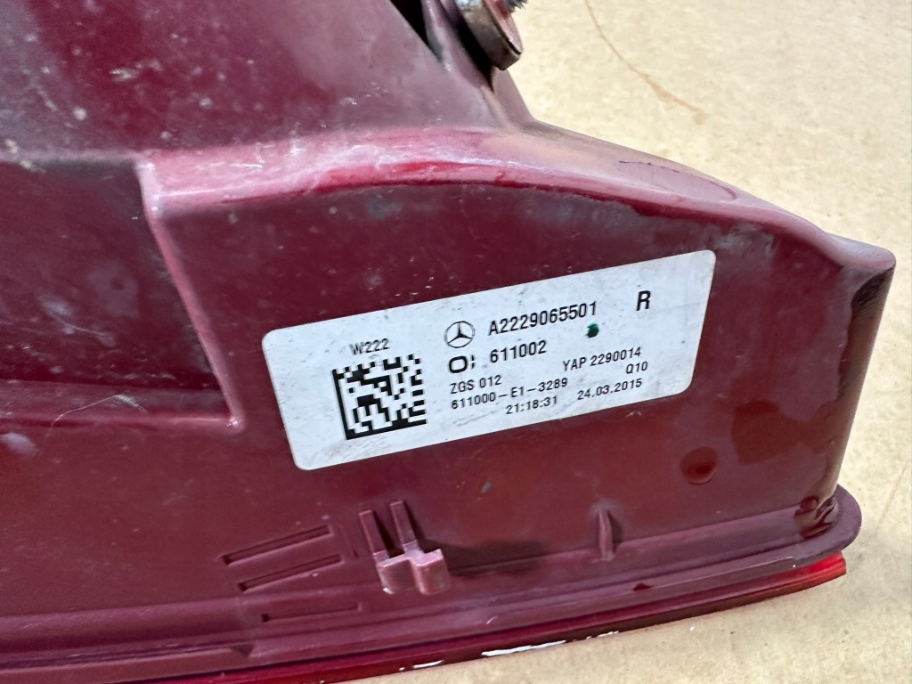 фото №7, Лампа правий задня, права задня mercedes s klasa w222