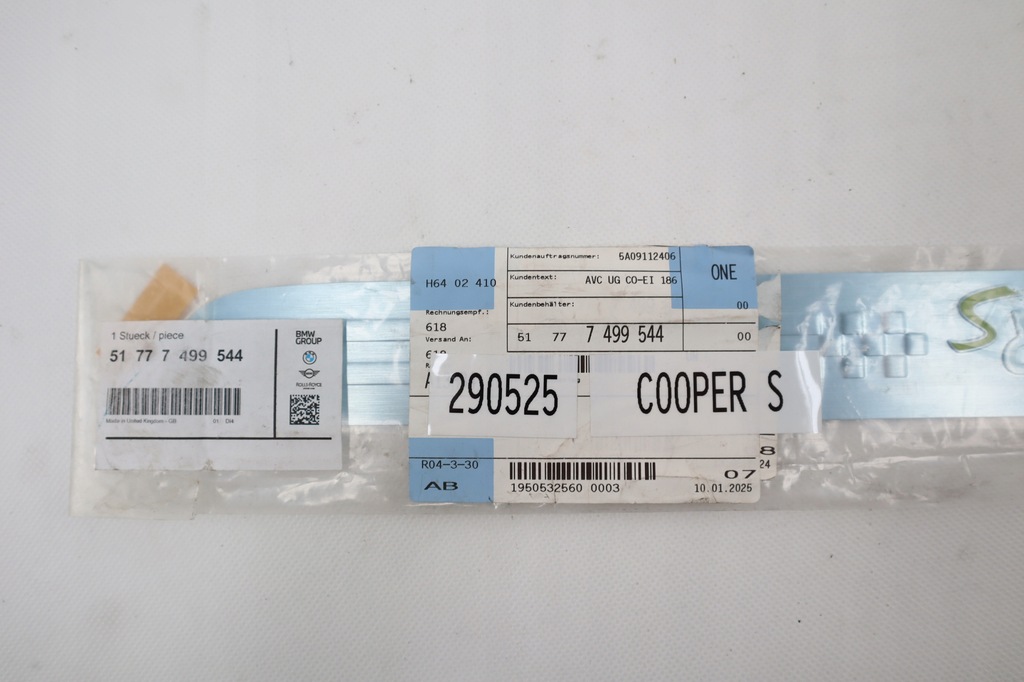 фото №8, Молдинг порог хром защита порог mini cooper s f55 51777499544