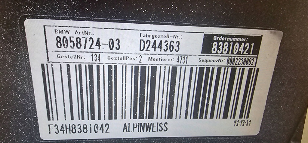 фото №13, Bmw 3 gt f34 2013 усиление бамперов балка