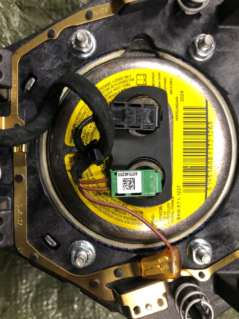 фото №7, Bmw 5 e60 e61 подушка повітряна подушка безпеки водія