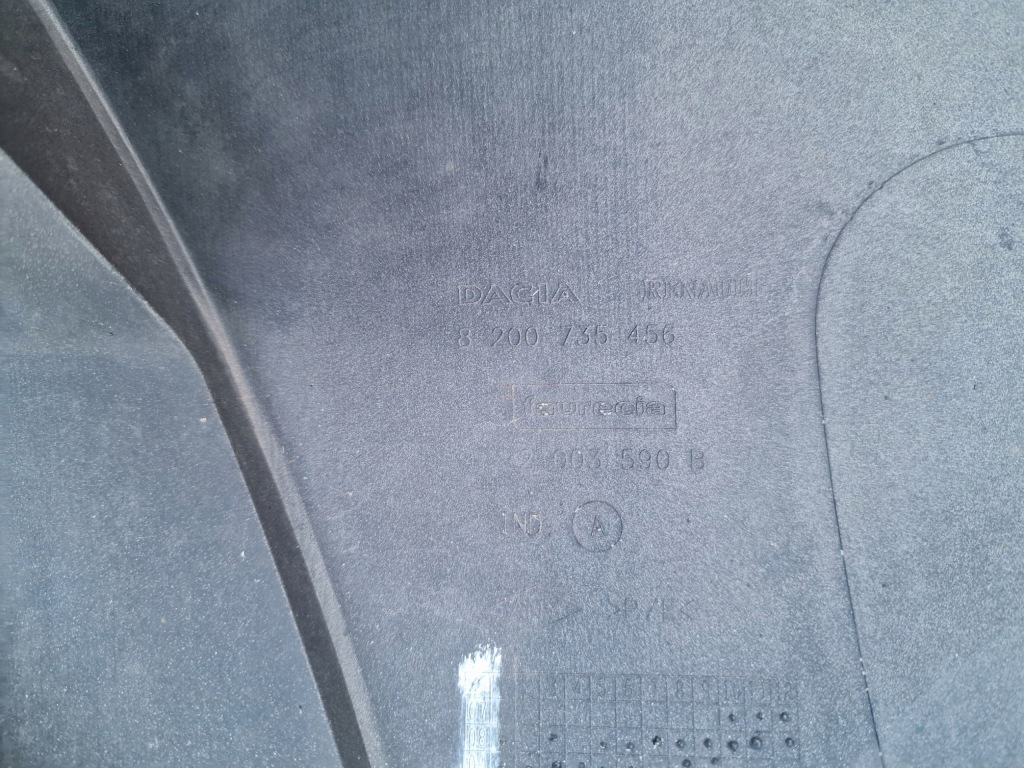 фото №7, Dacia sandero 08-12 rok бампер задняя задний оригинал