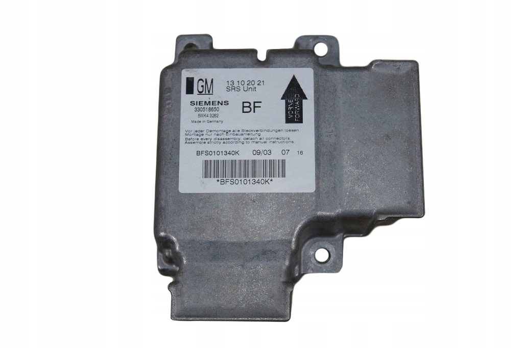 фото №1, Модуль датчик подушек подушка безопасности opel signum vectra c