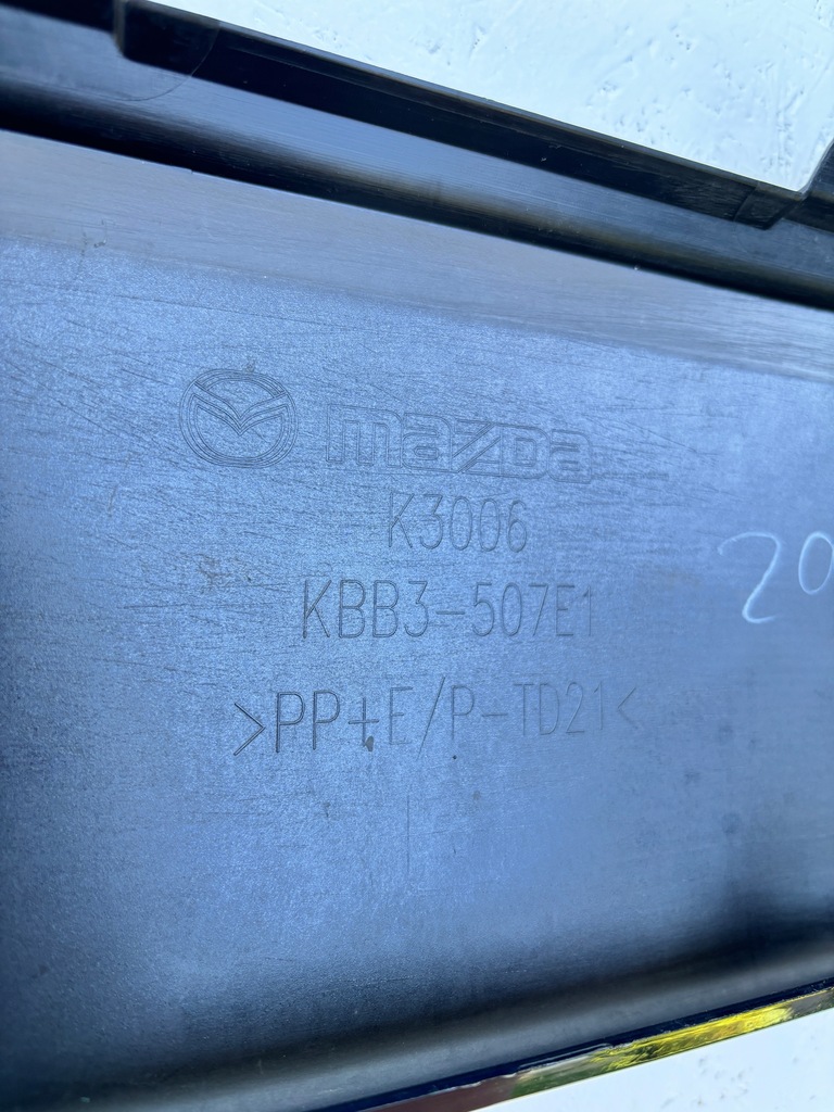 фото №12, Mazda cx90 cx 90 накладка верхний решетка бампера перед kbb3-507e1