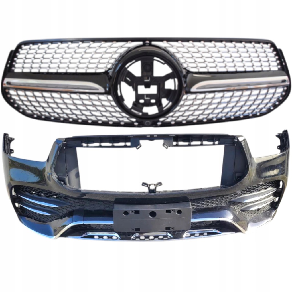 Купити Mercedes gle w167 2018- amg line бампер перед решітка радіатора решітка решітка радіатора заглушка