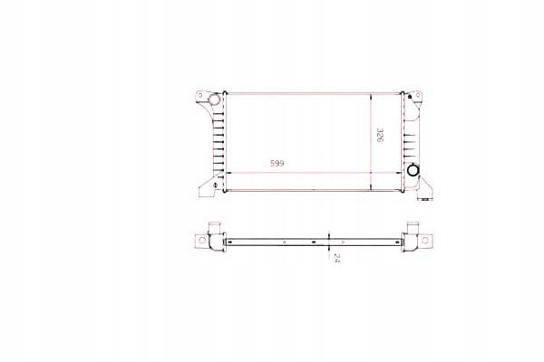 фото №2, Nrf516212 радіатор ford transit 91-