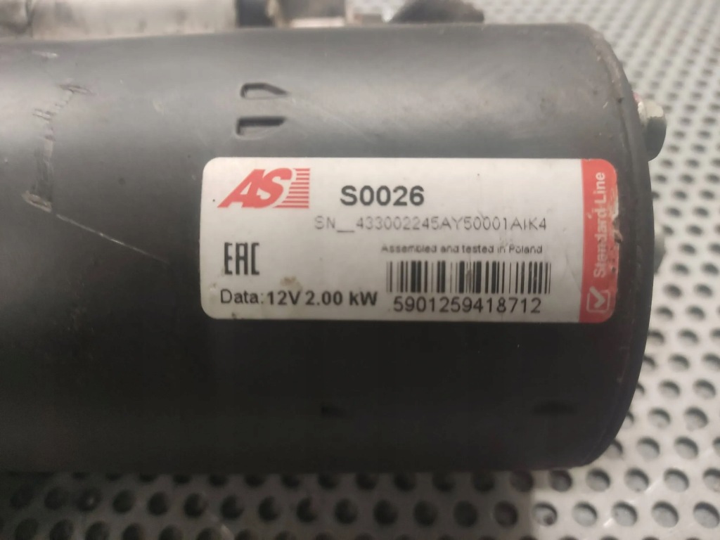 фото №3, Стартер mercedes sprinter sprinter 901 s0026