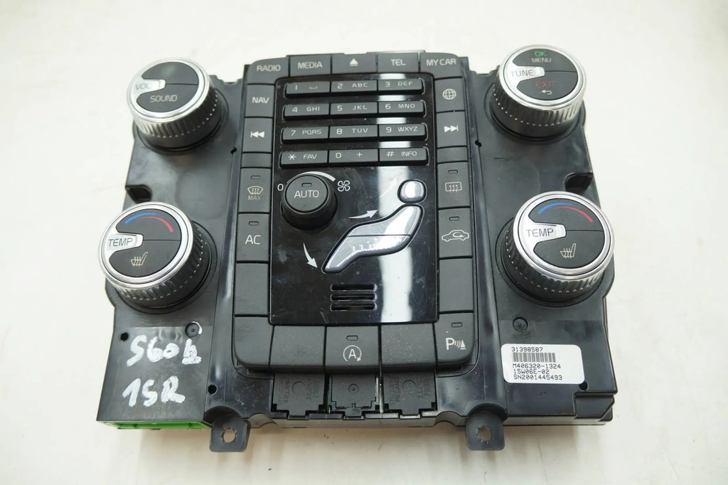 фото №1, Панель радіо кондиціонера volvo s60 ii 31398587