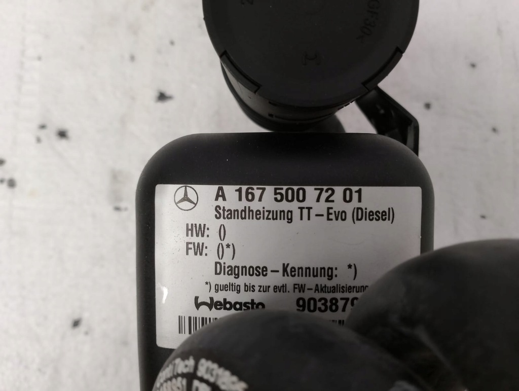 фото №5, Webasto mercedes w167 gle gls обогреватель стояночный