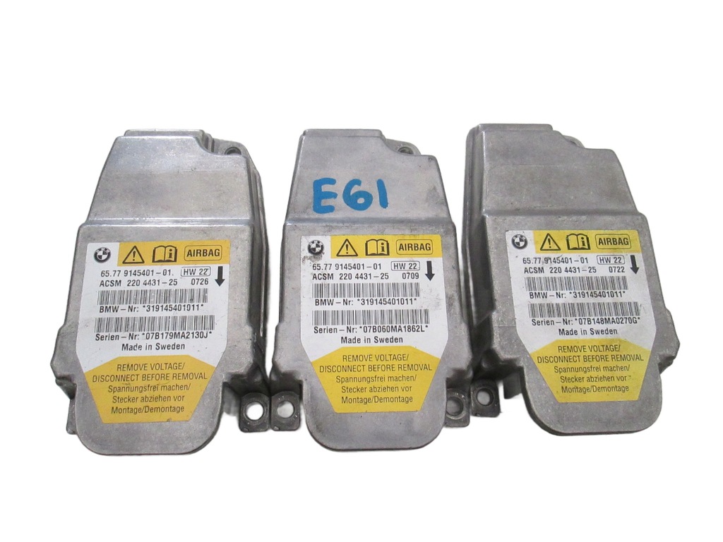 фото №1, Bmw e60 e61 датчик подушек модуль подушка безопасности модуль