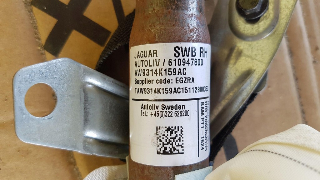 фото №5, Шторка безпеки подушка безпеки права jaguar xj aw93-14k159-ac