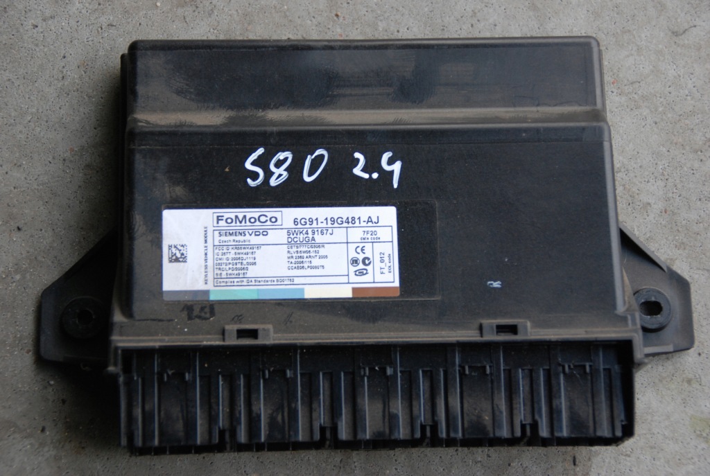 фото №1, Volvo s80 ii модуль комфорта 6g91-19g481-aj