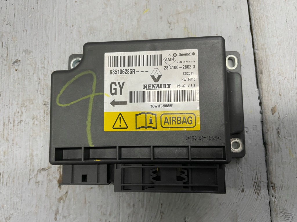 фото №1, Модуль датчик подушка безпеки renault megane iii 985106285r