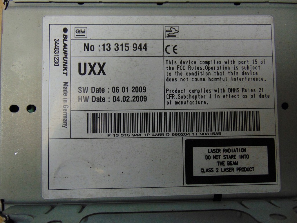 фото №11, Радіо заводський opel insignia a 13315944