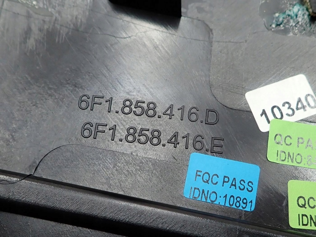 фото №7, Молдинг декоративна панелі консолі dekor шкіра europa seat ibiza v 6f fr 19r