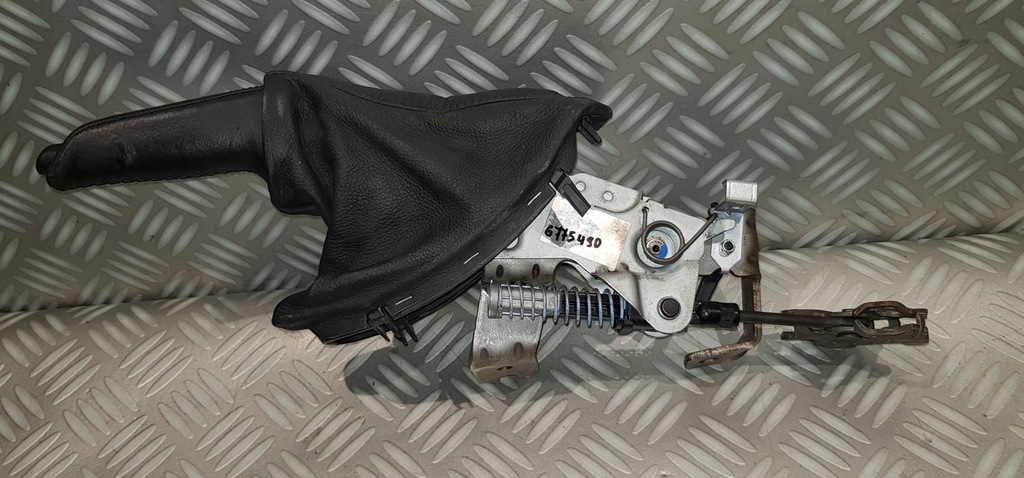 фото №7, Bmw 5 e60 e61 рычаг тормоза ручного ручка чехол чёрный 6775490 euro