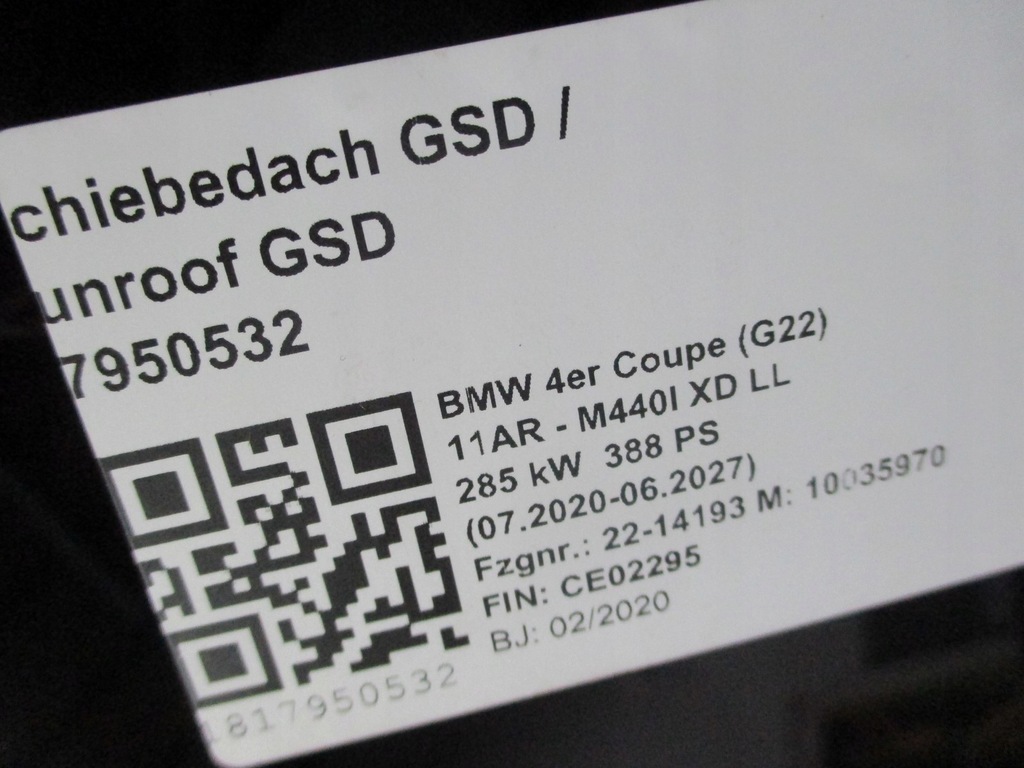 фото №10, Люк bmw 4 coupe g22 m набір 19r