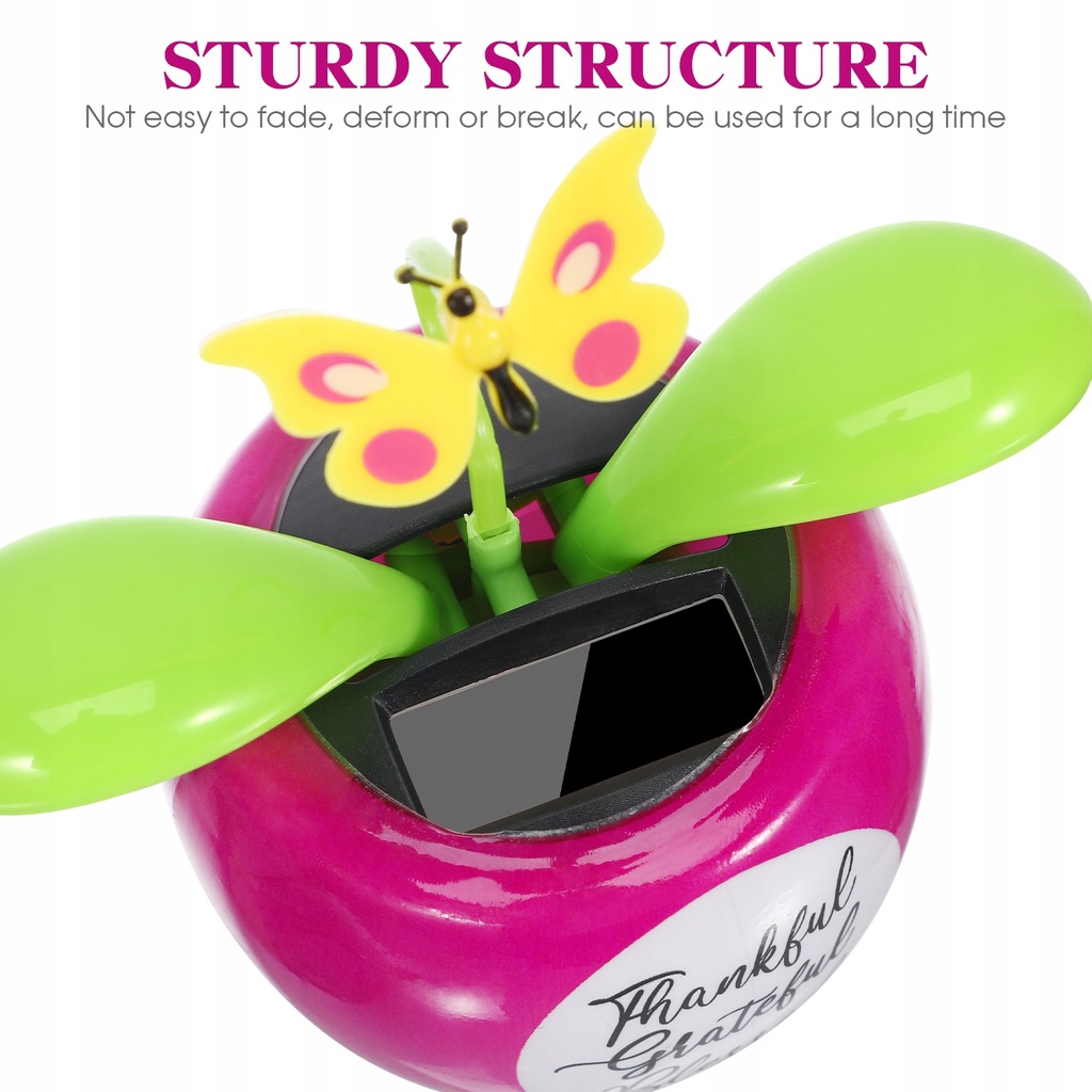 фото №11, Motyl zasilany słonecznie, uchylający się motyl, панель приладів приладова, декор