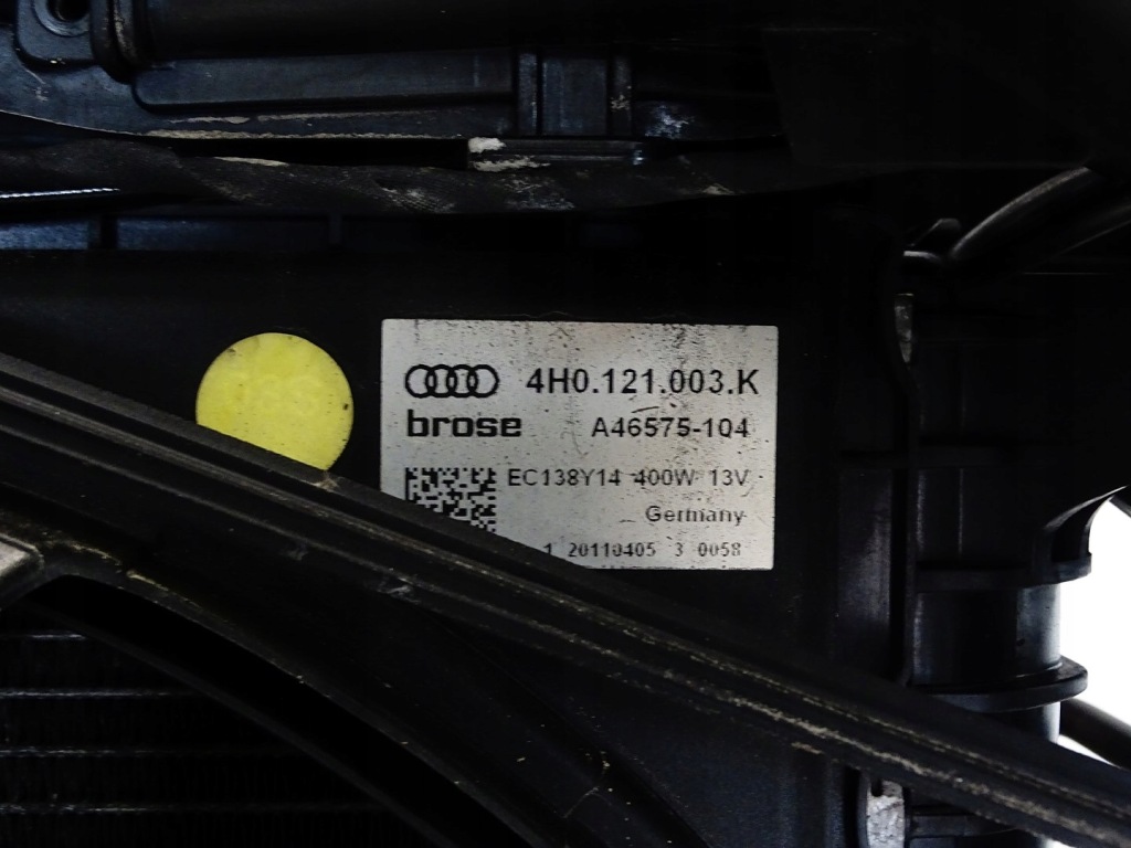 Ремень передний перед усилитель радиатор комплект audi a8 d4 4h 3.0 tdi Оригинал