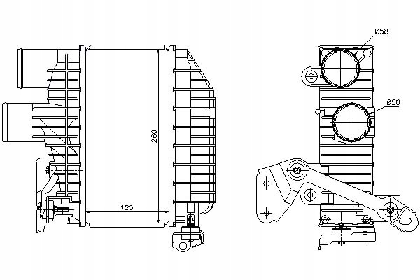 фото №1, Nissens інтеркулер toyota avensis avensis verso c