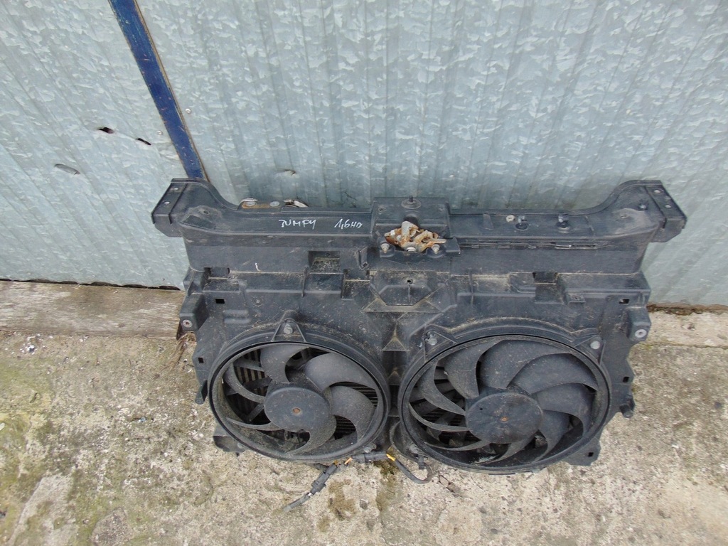 фото №4, Комплект радіатор вентилятор citroen jumpy ii 2007- 1.6 hdi кондиціонер