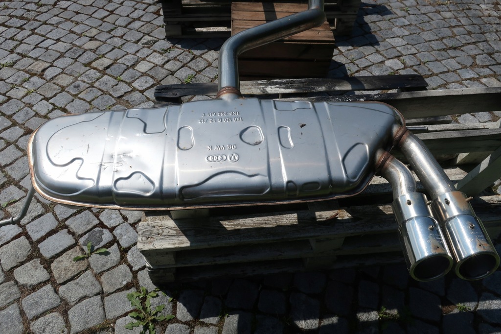 фото №1, Гасник кінцевий vw scirocco 2.0tdi lift 2014r