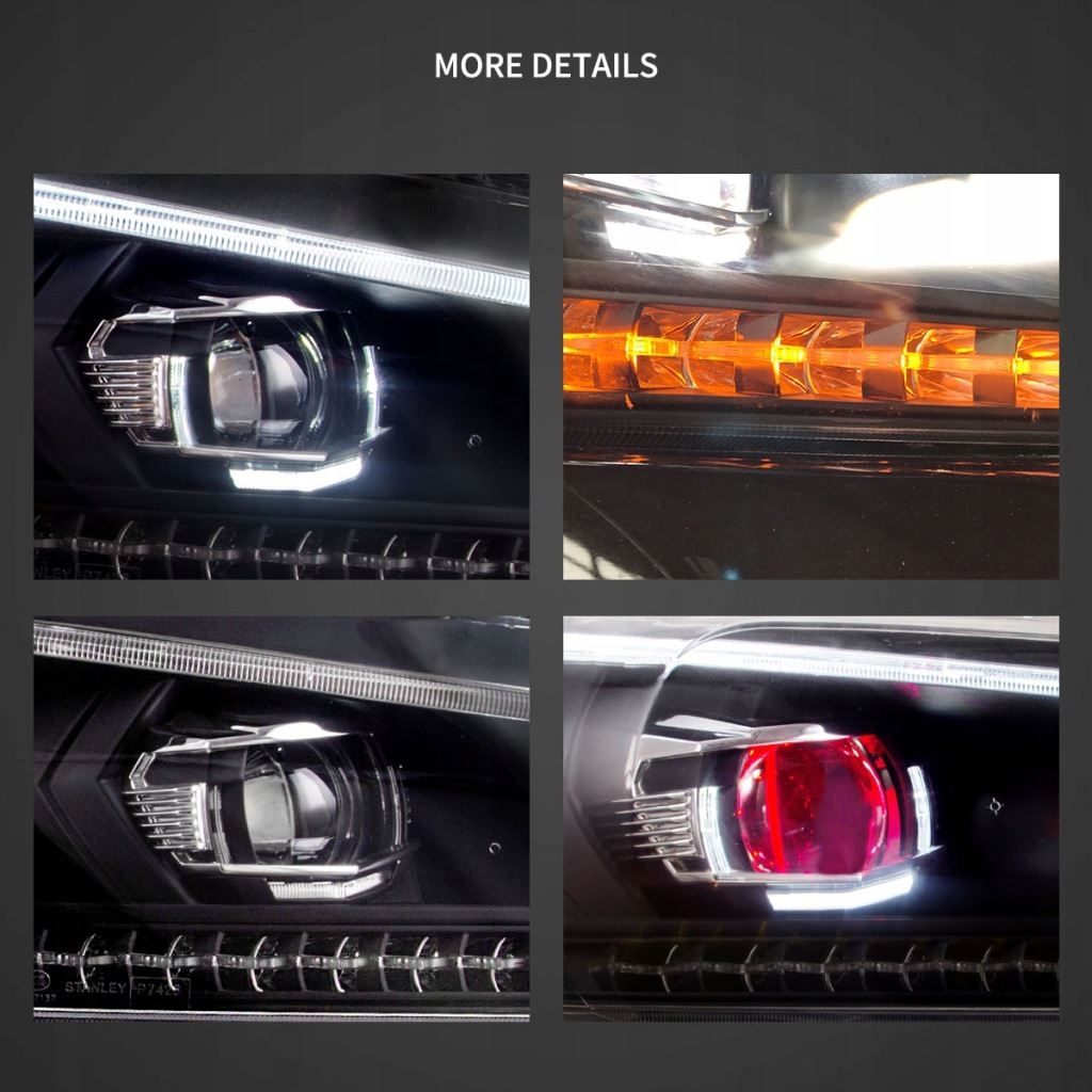 фото №6, Honda accord viii версия usa 2008-12 лампа лампы перед led vland na europę