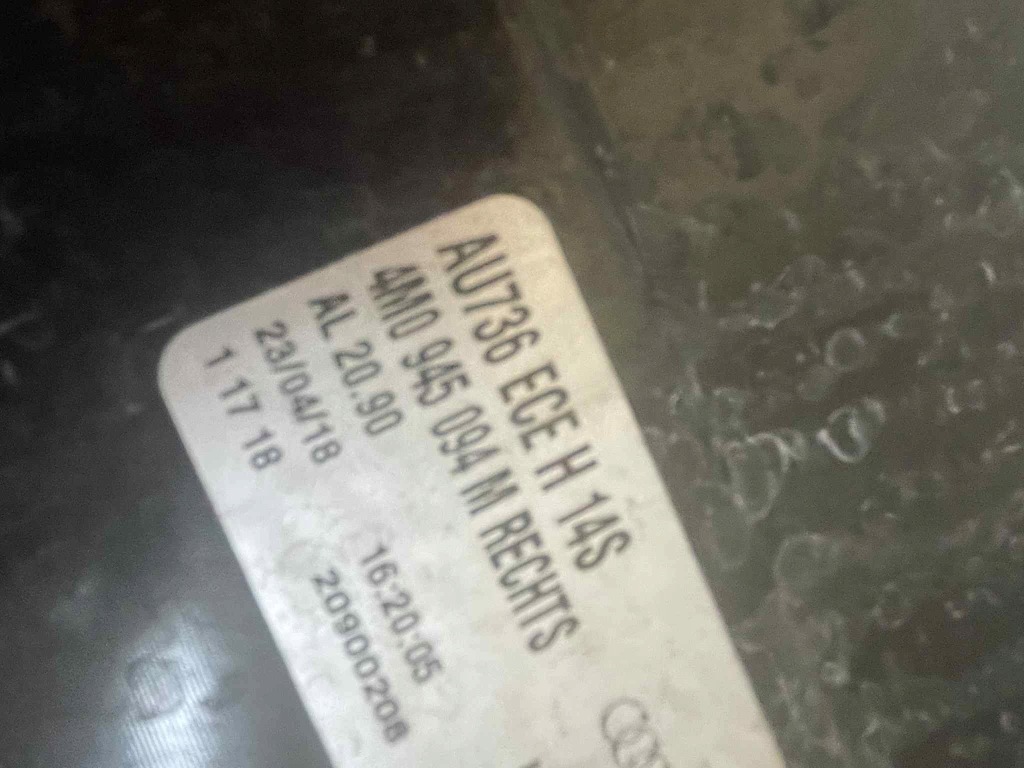 Audi q7 4m фонари фара задний  led 4m0945094m 4m0945093m Киев