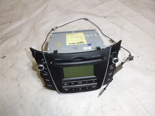 фото №1, Радіопрогравач радіо hyundai i30 ii 12-17